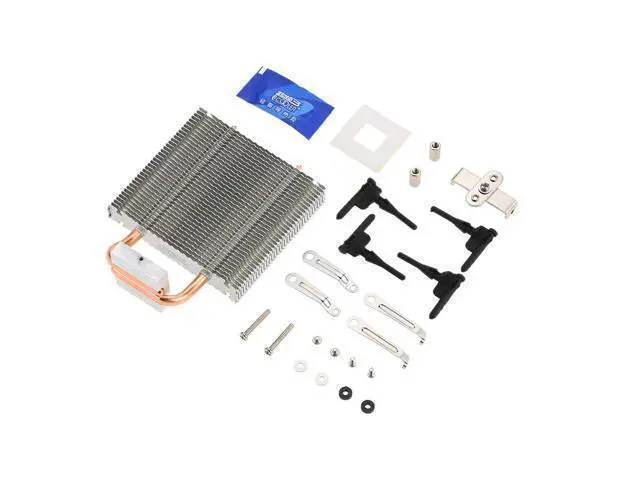 Alt view image 9 of 10 - CPU Cooler HB-802 2 Heatpipes Radiator Aluminum Heatsink Motherboard/Northbridge Cooler Cooling Support 80mm CPU Fan