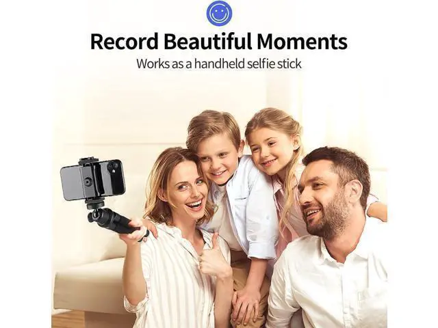 Alt view image 12 of 12 - Phone Tripod Flexible Tripod for iPhone and Android Cell Phone Come with Wireless Remote and Clip for Video Recording/Vlogging/Selfie