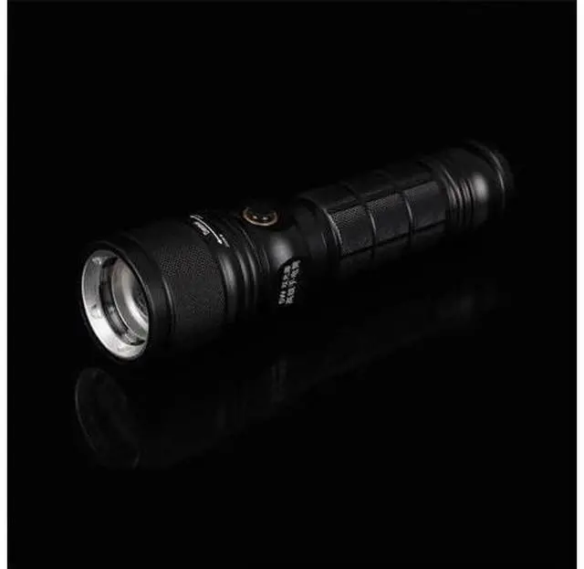 Alt view image 7 of 10 - LED Flashlight Zoom Dual UV LED Lights Rechargeable LED Torch Lanterna Scorpion Hunt Black Light 395NM Pet Urine Detector