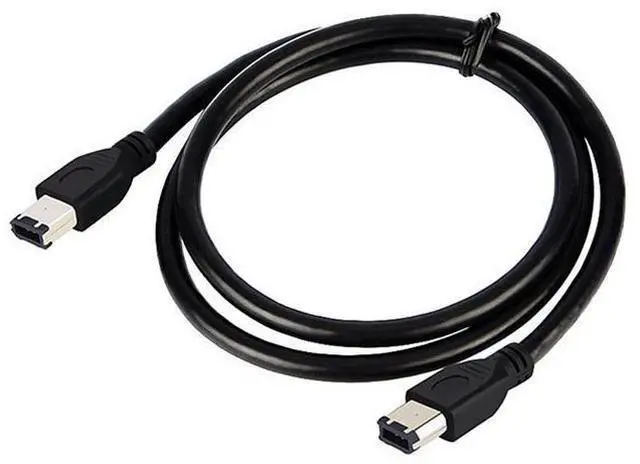 Alt view image 6 of 10 - Vszerda 5FT/1.8M FireWire 400 to FireWire 400 6-6 ilink Cable 6 Pin to 6 Pin Firewire DV iLink Male to Male IEEE 1394A Cable(Black)