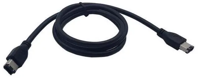 Alt view image 7 of 10 - Vszerda 5FT/1.8M FireWire 400 to FireWire 400 6-6 ilink Cable 6 Pin to 6 Pin Firewire DV iLink Male to Male IEEE 1394A Cable(Black)