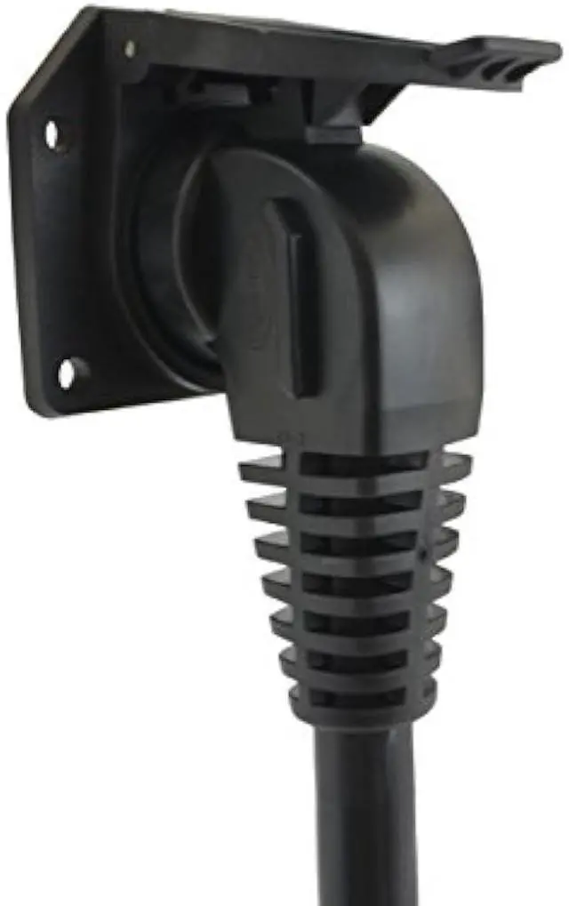 Alt view image 6 of 6 - Conntek 11110-024EX 7-Way Travel Trailer Extension Cord with Elbow Plug (2-Feet)