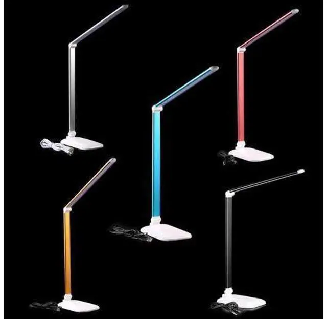Alt view image 8 of 10 - Folding 5W Portable LED Table Lamp with Child Eye-Protection Light Desk Lamp Touch Book Light for Study LED Light Lamp