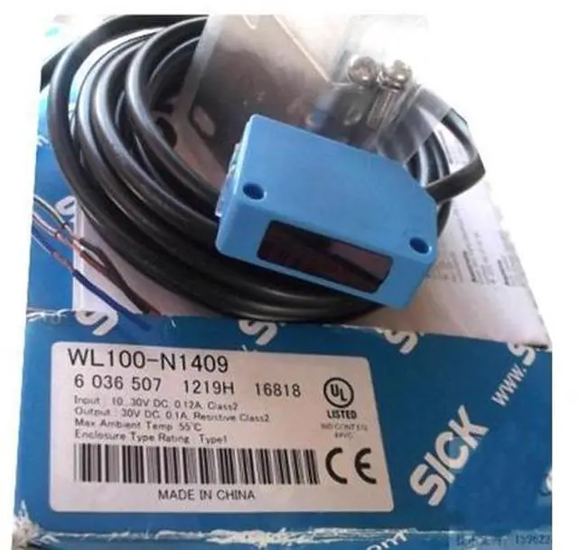 Alt view image 9 of 10 - SICK WL100-N1409 Photoelectric retro-reflective sensor ,NPN New