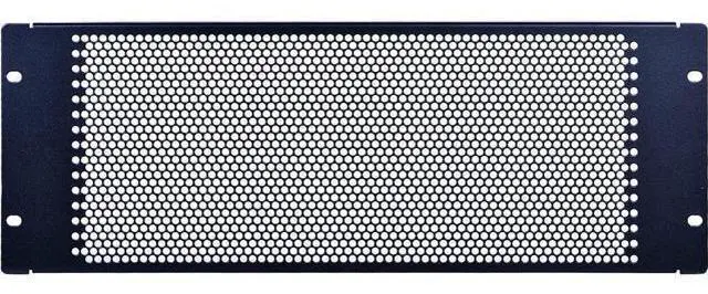 Alt view image 11 of 14 - 4U Blank Rack Mount Panel Spacer with Venting for 19in Server Rack Enclosure or Network Cabinet 2 Pack, Black