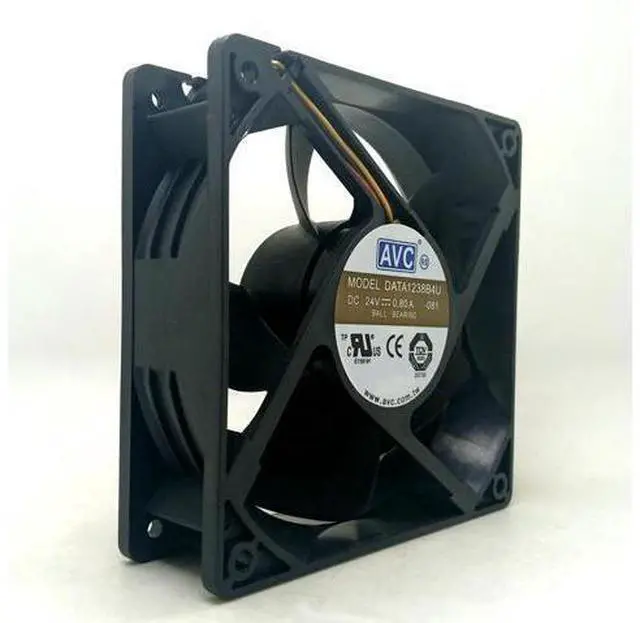Alt view image 5 of 8 - 120mm 24V fan For AVC 12cm 12038 Double Ball Fan DATA1238B4U For CT Converter Radiator cooling Fan