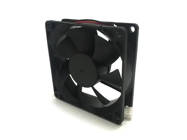 Alt view image 8 of 10 - F8025 80mm Computer Cooler Fan Desktop Cooling Fan Low Noise 12V Exhaust Fan for PC Case / Power Supply