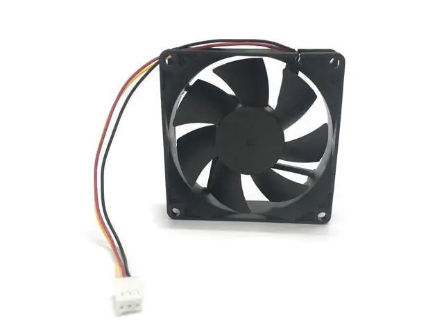 Alt view image 7 of 10 - F8025 80mm Computer Cooler Fan Desktop Cooling Fan Low Noise 12V Exhaust Fan for PC Case / Power Supply
