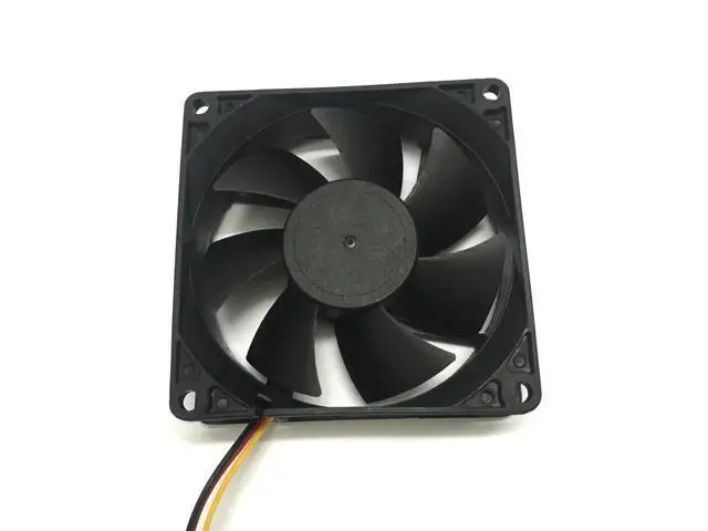 Alt view image 9 of 10 - F8025 80mm Computer Cooler Fan Desktop Cooling Fan Low Noise 12V Exhaust Fan for PC Case / Power Supply
