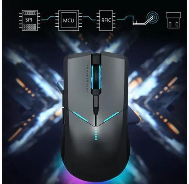 Alt view image 11 of 14 - ThundeRobot ML701 wireless mouse rechargeable gaming mouse gaming dedicated rechargeable computer mouse portable