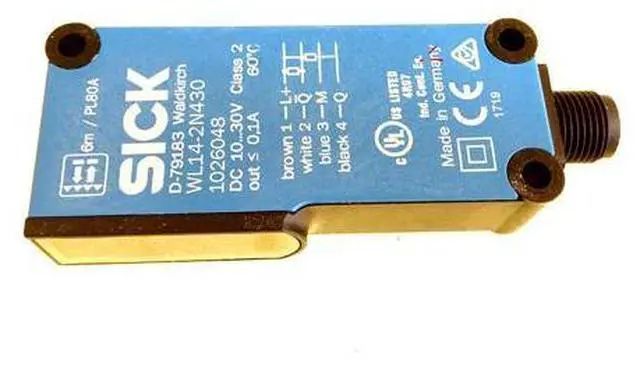 Alt view image 9 of 10 - SICK WL14-2N430 Photoelectric retro-reflective sensor ,NPN New