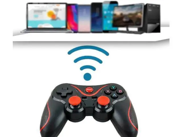 Alt view image 8 of 10 - Bluetooth Wireless Gamepad S600 Stb S3VR Game Controller Joystick For Android Ios Mobile Phones Pc Game Handle