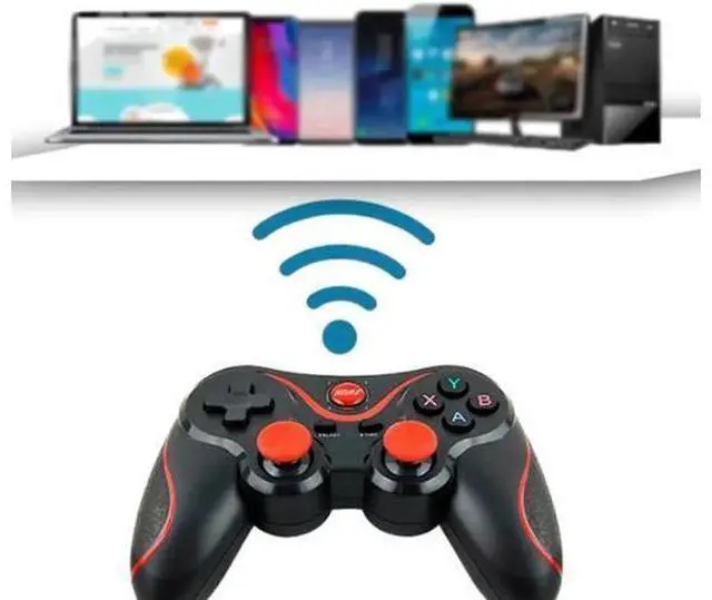 Alt view image 8 of 10 - Bluetooth Wireless Gamepad S600 Stb S3VR Game Controller Joystick For Android Ios Mobile Phones Pc Game Handle