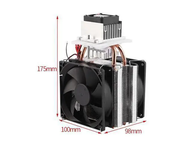 Alt view image 7 of 10 - 12V 6A Thermoelectric Peltier Semiconductor Cooler Refrigeration Cooling System Kit Cooler Fan For Air Cooling