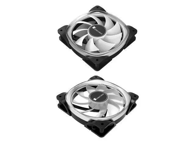 Alt view image 7 of 10 - PC Case Cooling Fan FR-701 ARGB PC Case Fan 120mm 9 Blade Addressable RGB LED PWM Cooling Fan Installing Accessories
