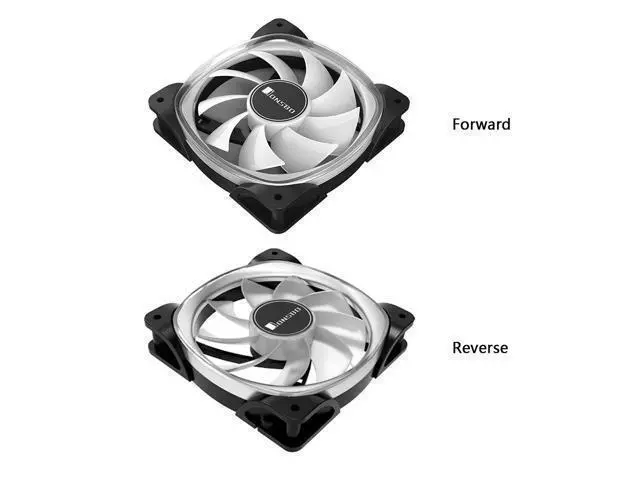 Alt view image 8 of 10 - PC Case Cooling Fan FR-701 ARGB PC Case Fan 120mm 9 Blade Addressable RGB LED PWM Cooling Fan Installing Accessories