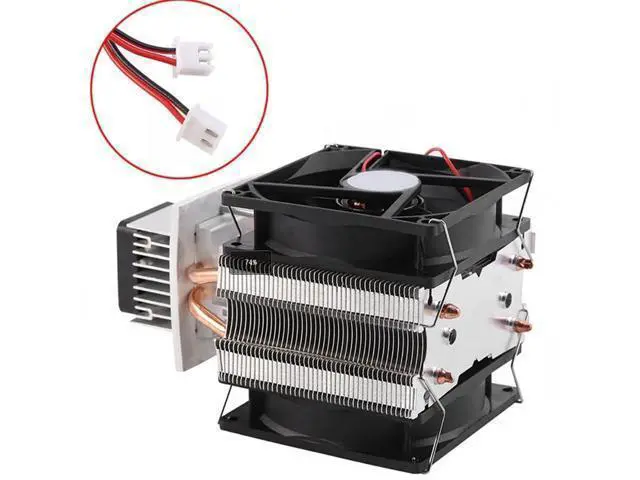 Alt view image 8 of 10 - 12V 6A Thermoelectric Peltier Semiconductor Cooler Refrigeration Cooling System Kit Cooler Fan For Air Cooling