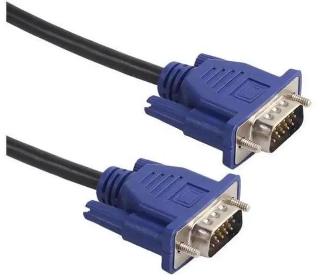Alt view image 10 of 10 - 1.5m//5m VGA Cable 15 Pin Male to Male Extension Converter VGA Cable Cord Copper Core Cable For Computer Monitor Projector