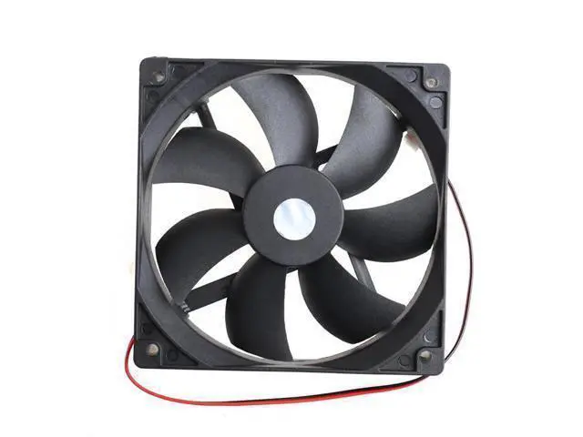 Alt view image 7 of 10 - 12V 2 Pin Computer Cooler Small Cooling Fan 120mm x 120mm x 25mm PC Box System Hydraulic Cooling Fan For Computer Heatsink