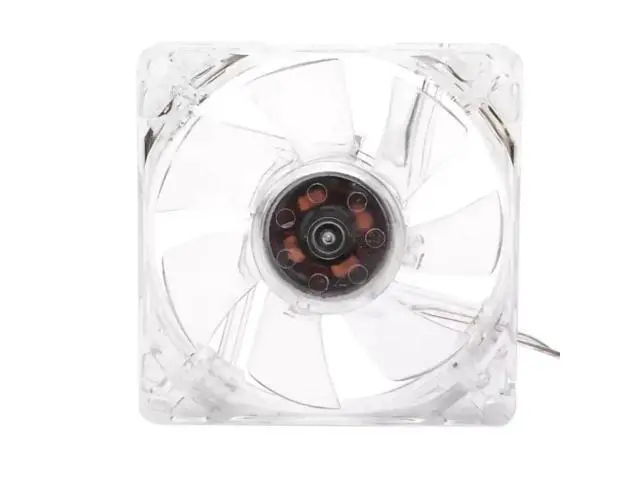 Alt view image 9 of 10 - Computer PC Fan 80mm With LED 8025 Silent Cooling Fan 5V LED Luminous Chass Computer Case Cooling Fan Mod Easy Installed