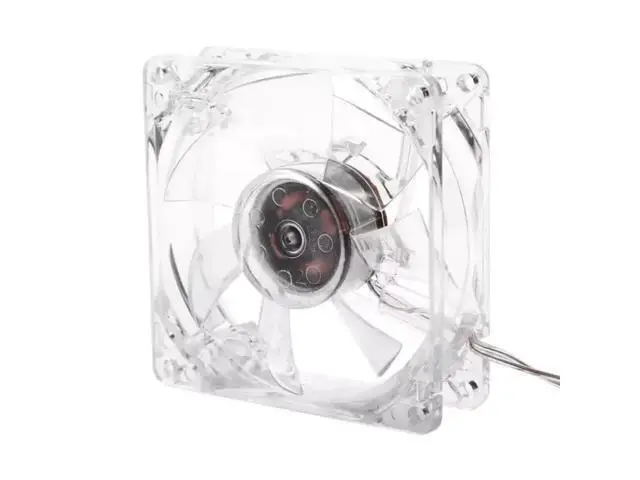 Alt view image 10 of 10 - Computer PC Fan 80mm With LED 8025 Silent Cooling Fan 5V LED Luminous Chass Computer Case Cooling Fan Mod Easy Installed