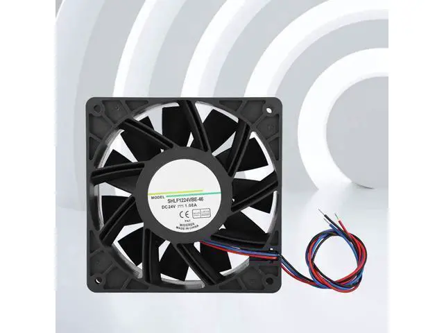 Alt view image 7 of 10 - Cooling Fan 12CM 2CM Cooling Fan Cooler Strong Industrial Chassis Cooling Fan 24V Cooling Fan for PC for Computer for Desktop