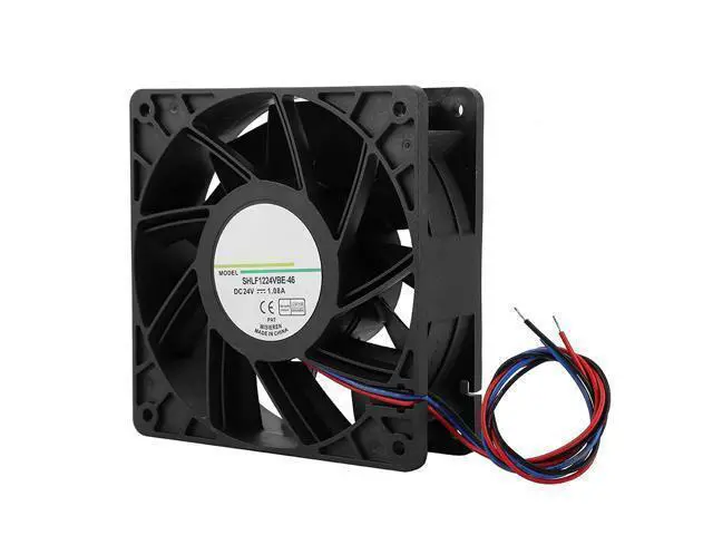 Alt view image 8 of 10 - Cooling Fan 12CM 2CM Cooling Fan Cooler Strong Industrial Chassis Cooling Fan 24V Cooling Fan for PC for Computer for Desktop