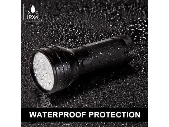 Alt view image 9 of 10 - High quality UV Light 51LED 21LED 12LED UV Light 395-400nm LED UV Flashlight torch light lamp safety UV detection AAA battery