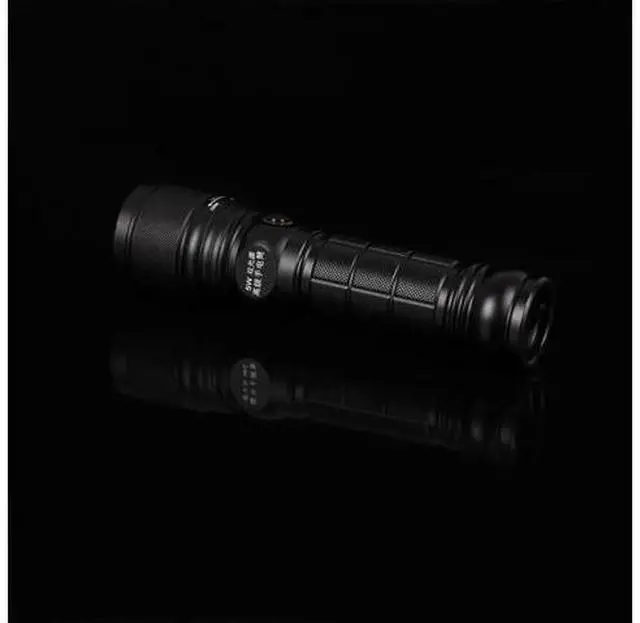 Alt view image 8 of 10 - LED Flashlight Zoom Dual UV LED Lights Rechargeable LED Torch Lanterna Scorpion Hunt Black Light 395NM Pet Urine Detector