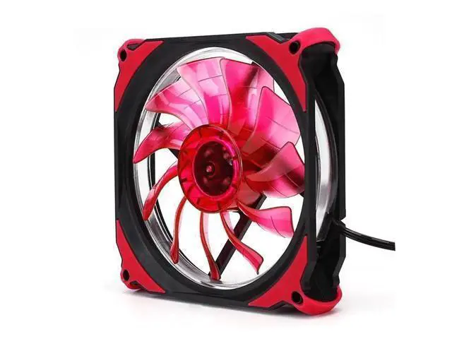Alt view image 8 of 10 - 120mm LED Cooling Cooler Desktop Computer Case Fan Lower Noise Cooling Fan Silent Fan For Desktop Computers