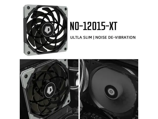 Alt view image 10 of 10 - 120mm PWM PC Case Fan 53.6CFM Desktop PC Computer Cooling Cooler Ultra Slim Silent CPU Water Cooler Fan Case Fan Cooling Fans