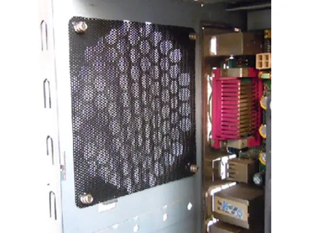 Alt view image 9 of 10 - Fan Case Cover Computer Cooling Fan Filter PVC 120mm 140mm PC Fan Case Dust Filter Strainer Cuttable Dustproof Mesh Fans