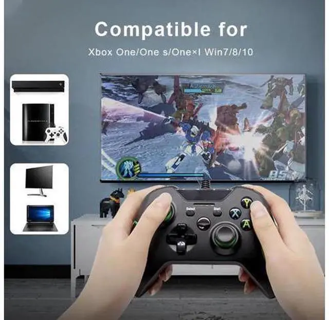 Alt view image 9 of 10 - For One Controller Gamepads USB Wired Game Controller Gamepads Flexible Operation Durable Suitable For Computer Laptop