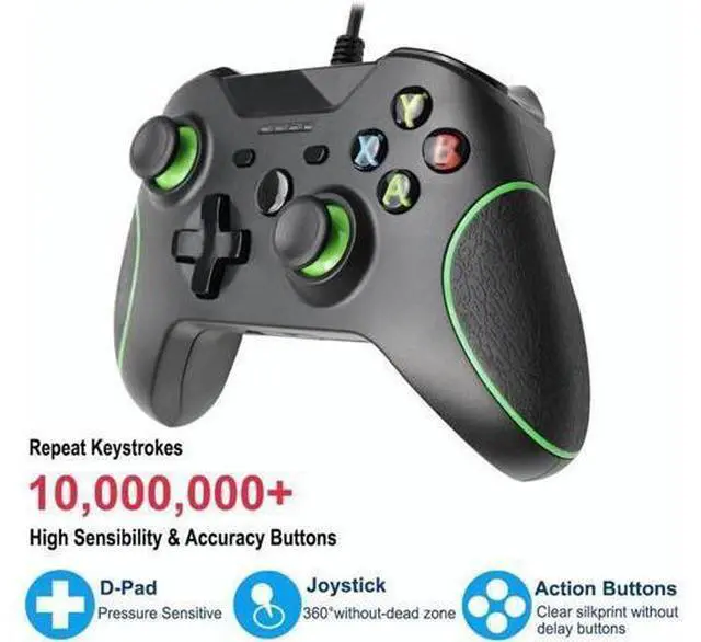 Alt view image 10 of 10 - For One Controller Gamepads USB Wired Game Controller Gamepads Flexible Operation Durable Suitable For Computer Laptop