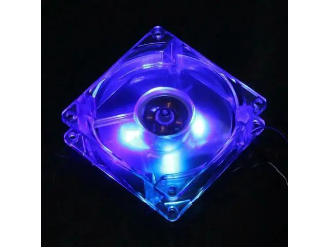 Alt view image 8 of 10 - PC Fan 80mm With LED 8025 Silent Cooling Fan 12V LED Luminous Chass Case Cooling Fan Mod Easy Installed