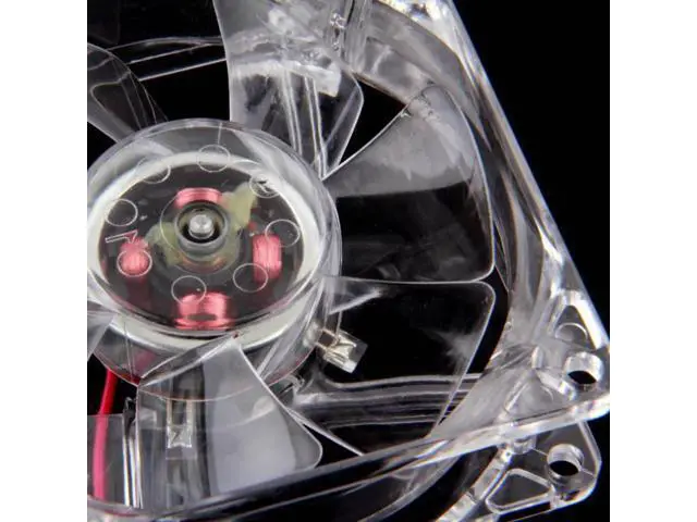 Alt view image 10 of 10 - PC Fan 80mm With LED 8025 Silent Cooling Fan 12V LED Luminous Chass Case Cooling Fan Mod Easy Installed