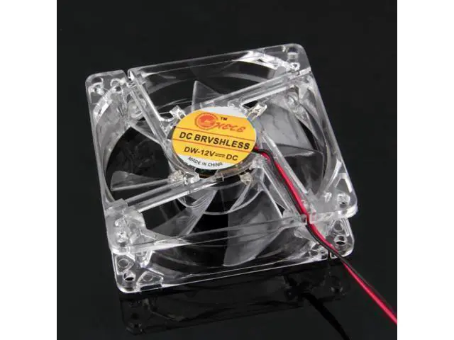 Alt view image 9 of 10 - PC Fan 80mm With LED 8025 Silent Cooling Fan 12V LED Luminous Chass Case Cooling Fan Mod Easy Installed