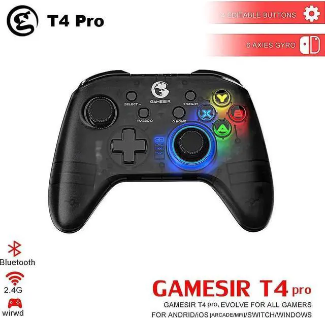 Alt view image 6 of 10 - Gamepad Controller 2.4 GHz Joystick for PC Game with USB Receiver Wired Gamepad for Windows (7/8/9/10) PC
