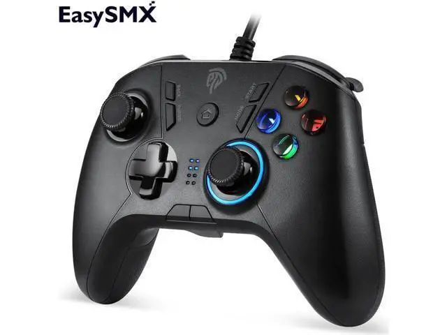 Alt view image 6 of 10 - SL-9111 Wired Joystick Gamepad For PC Android TV Box Vibration Game Controller For PC Computer Win10 Android TV Box