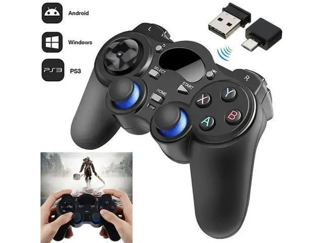 Alt view image 9 of 10 - 3Types Universal 2.4G Wireless Game Gamepad Controller Joystick For Android Tablets PC Accessories Joystick Gaming For Games