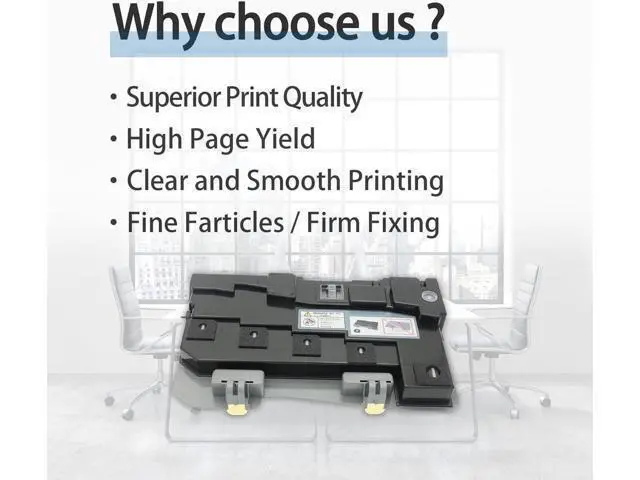 Alt view image 10 of 12 - 008R13089 Waste Toner Cartridge 1Black (33,500 Pages) - Lovn 7120 Waste Toner Cartridge Replacement for Xerox WorkCentre 7120 7125 7220 7225 Printer