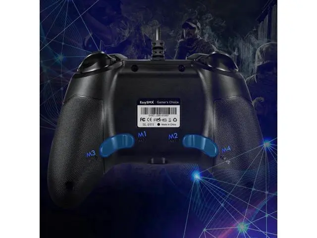 Alt view image 10 of 10 - SL-9111 Wired Joystick Gamepad For PC Android TV Box Vibration Game Controller For PC Computer Win10 Android TV Box
