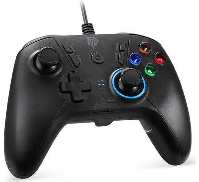 Alt view image 8 of 10 - SL-9111 Wired Joystick Gamepad For PC Android TV Box Vibration Game Controller For PC Computer Win10 Android TV Box