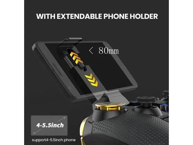 Alt view image 8 of 10 - PG-9118 Wireless Bluetooth Gamepad Pubg Mobile Game Controller Gamepad Joystick for IOS Android Smartphone Windows PC Game