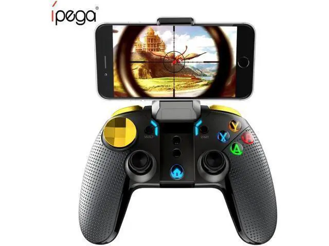 Alt view image 6 of 10 - PG-9118 Wireless Bluetooth Gamepad Pubg Mobile Game Controller Gamepad Joystick for IOS Android Smartphone Windows PC Game