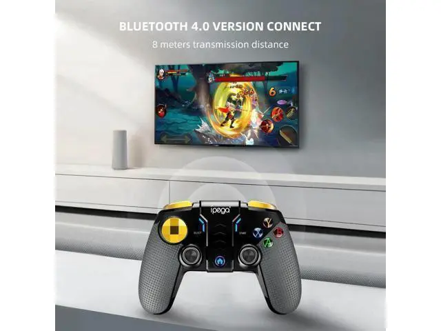 Alt view image 10 of 10 - PG-9118 Wireless Bluetooth Gamepad Pubg Mobile Game Controller Gamepad Joystick for IOS Android Smartphone Windows PC Game