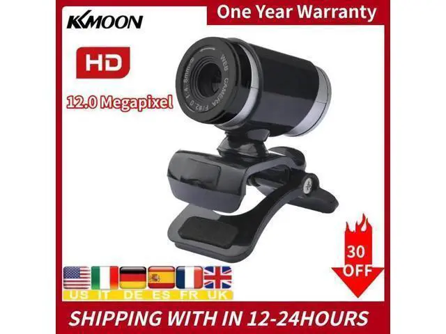 Alt view image 6 of 10 - HD Web Camera 12.0 Megapixel High-definition USB Webcam HD Camera With Microphone Web Cam Webcamera for Computer Laptop