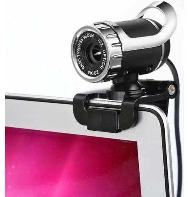 Alt view image 6 of 10 - 12MP HD Webcam USB 12 Megapixel High Definition Camera Web Cam 360 Degree MIC Clip-on For Skype Computer desktop