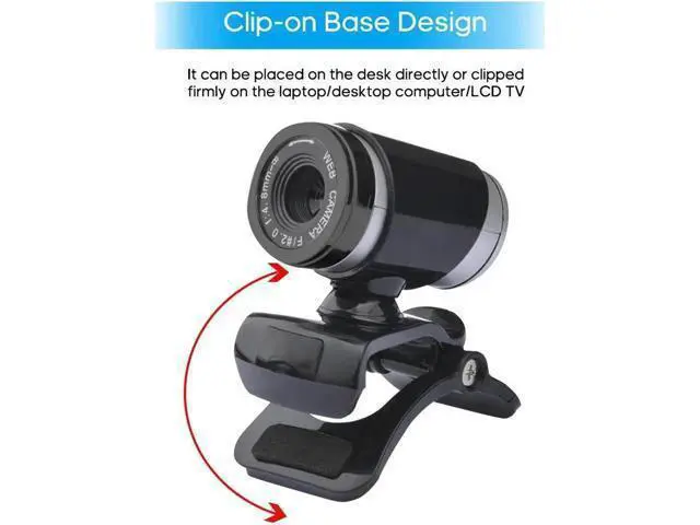 Alt view image 7 of 10 - HD Web Camera 12.0 Megapixel High-definition USB Webcam HD Camera With Microphone Web Cam Webcamera for Computer Laptop