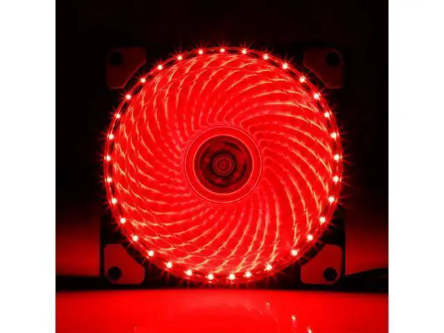 Alt view image 6 of 10 - Sale 120mm LED PC Fan Computer Cooling Fan Cooler Silent Case Controller LED Fan Lights Adjustable Colour Fan for Computer